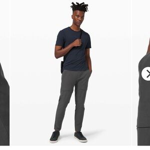 Lululemon Bowline ABC Pant *Utilitech Medium 28” Inseam Drawcord Pockets Grey